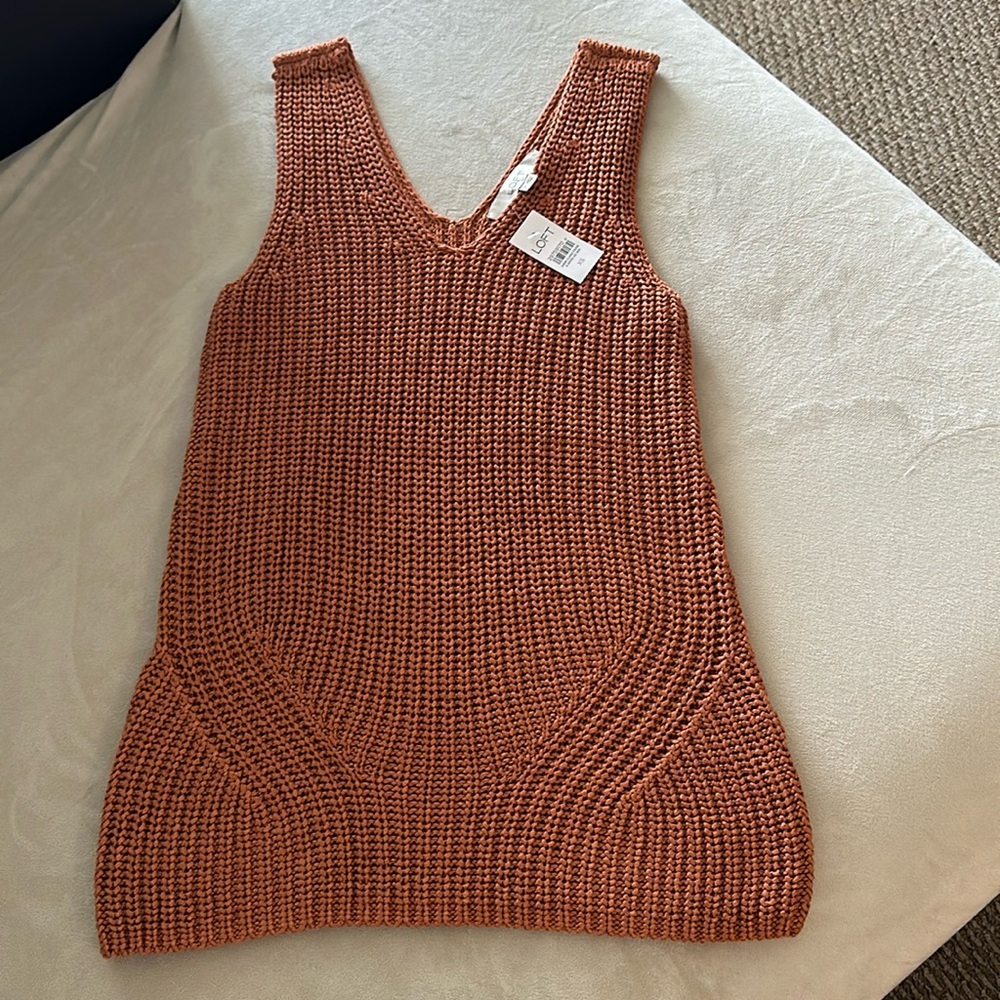 NWT Sweater Tank Top